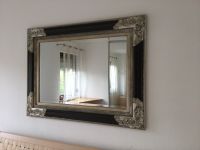 Spiegel mit schwarz und silbernen Rahmen Nordrhein-Westfalen - Wülfrath Vorschau
