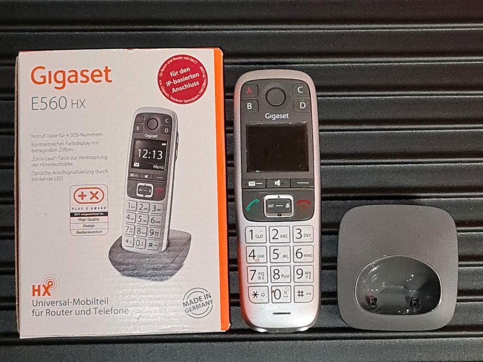 SIEMENS E560HX PremiumGroßtastentelefon IPTelefonie DECT HD-Voice in Wesseling