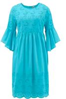 Damenkleid  m. Stickerei türkis  Gr. 42 Sachsen - Wilkau-Haßlau Vorschau