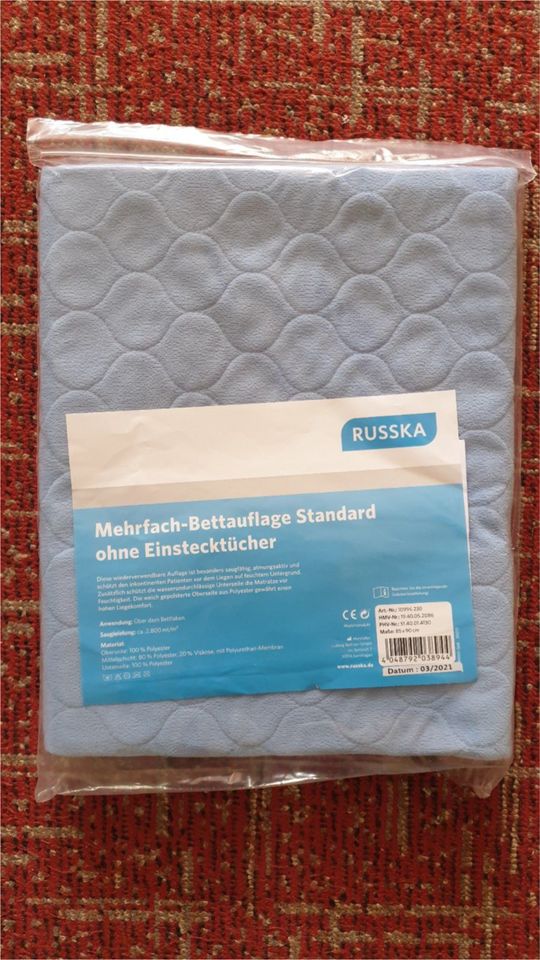 2 St. Mehrfach-Bettauflage Standard ohne Einsteckt. 85x90 Russka in Hilzingen