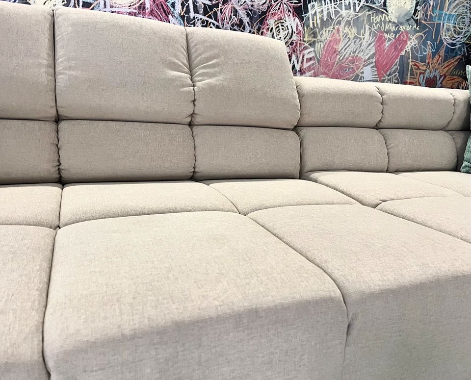 Sofa Couch Wohnlandschaft mit Elektrofunktion 3C Candy in Lübeck