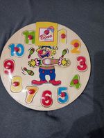 Steckpuzzle / Holzpuzzle Uhr / Ø 19,5 cm Lernspielzeug Rheinland-Pfalz - Kyllburgweiler Vorschau