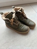 Lammfellschuhe Ocra Winterschuhe moosgrün Gr. 31 Bayern - Baldham Vorschau