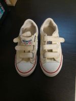 Converse Sneaker Gr. 34 Creme mit Klettverschluss Nordrhein-Westfalen - Haltern am See Vorschau