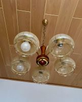 Wohnzimmerlampe Leuchte antik Gold braun mit Leuchtmittel Hessen - Bad Sooden-Allendorf Vorschau