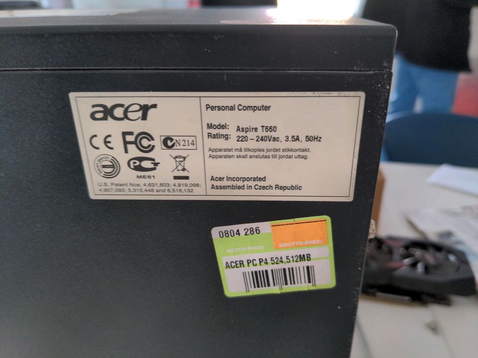 PC Acer Aspire T660 Computer in Barsinghausen