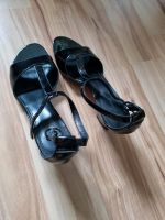 Marco Polo Sandalen, Lackleder schwarz Aachen - Laurensberg Vorschau