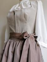 Samt Dirndl Wenger,, gr. 42 Creme /Beige Bayern - Dingolfing Vorschau