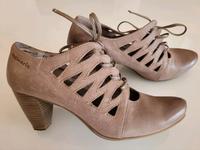 Tamaris Damenschuh Pumps echt Leder sand graubeige Gr.41 Bayern - Elchingen Vorschau