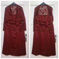 Kleid, mit Jacke, bordeaux, neu mit Etikett, Größe 25=50 kurz Berlin - Reinickendorf Vorschau