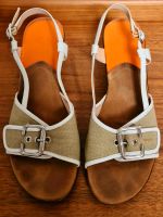 Scholl Leder Sandale mit Absatz weiß natur Sandalette Damen Schuh Hessen - Mühltal  Vorschau