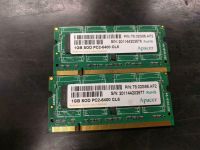 RAM SODIMM 2x1gb 2gb Laptop PC2 DDR2 2 gb PC2-6400 Harburg - Hamburg Rönneburg Vorschau