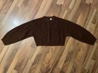 Kurzpullover Strick braun Größe XS H&M Divided Bayern - Augsburg Vorschau