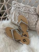 Flip Flops mit Strasssteinen Niedersachsen - Hameln Vorschau