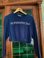 NEU - Crop Pullover Zara Frottee „Superspecial“ Gr. S blau Berlin - Reinickendorf Vorschau