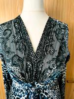 Kleid Heine Drapiert 38 Viscosestretch schwarz blau Midi Thüringen - Suhl Vorschau