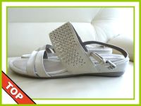 ECCO leichte Riemchen-Sandalen Echtleder Sand Gr.40 ✅ Fußbett Nordrhein-Westfalen - Bocholt Vorschau