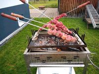 Profi Edelstahl BBQ Grill Steckerlfisch Picanha Asado Gastro Baden-Württemberg - Reutlingen Vorschau