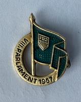 DDR Abzeichen, FDJ, VIII. Parlament 1967, Anstecker Kr. Altötting - Haiming Vorschau