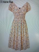 Kleid, Sommerkleid, luftig, 36, S, gesmoggt, Blumen, Blüten, Bayern - Ochsenfurt Vorschau