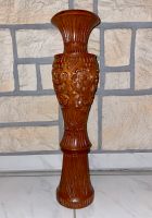 Große Holzvase, Vase aus Holz, geschnitzt, 50cm Niedersachsen - Wittingen Vorschau