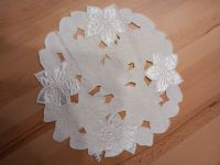 Tischdecke - rundes Deckchen - weiß - matt glänzend - Ø 30 cm Hessen - Lampertheim Vorschau