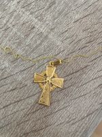 Glencara keltisches Kreuz Halskette Gold plated Bayern - Eching (Kr Freising) Vorschau