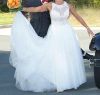 Brautkleid Hochzeitskleid weiß ivory TOP modern Sachsen - Grimma Vorschau