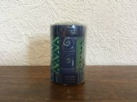 NEU & OVP Stumpen-Kerze blau türkis grün mit Muster • klein 7cm Innenstadt - Köln Deutz Vorschau