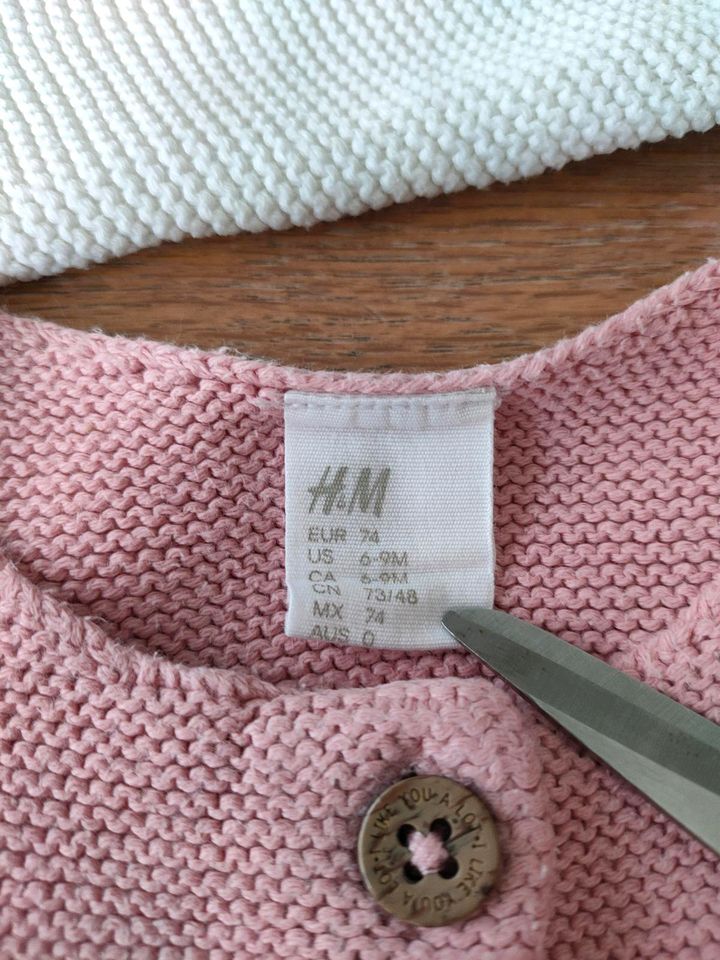 H&M Zara Strickjacken 74  Wickeljacke in Aschau im Chiemgau