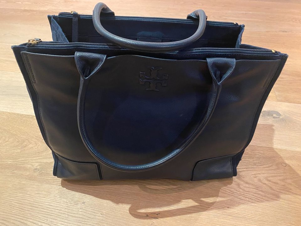 Tory Burch Leder Shopper Tote Bag in Planegg