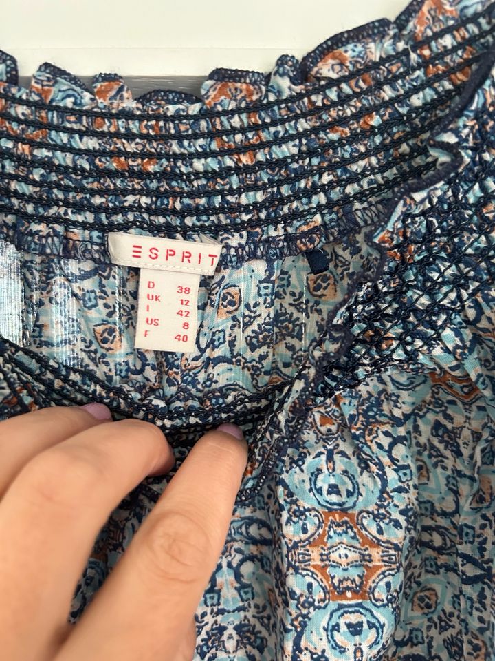 Esprit Bluse Shirt bunt boho Hippie M 38 in Brühl