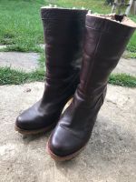 UGG Lederstiefel Kastanie mit Lammfell Gr 39, Waldorf Bayern - Stamsried Vorschau