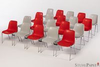 60 NEUE Kunststoff Stühle Stapelstühle stapelbar SOFORT LIEFERBAR Nordrhein-Westfalen - Gescher Vorschau