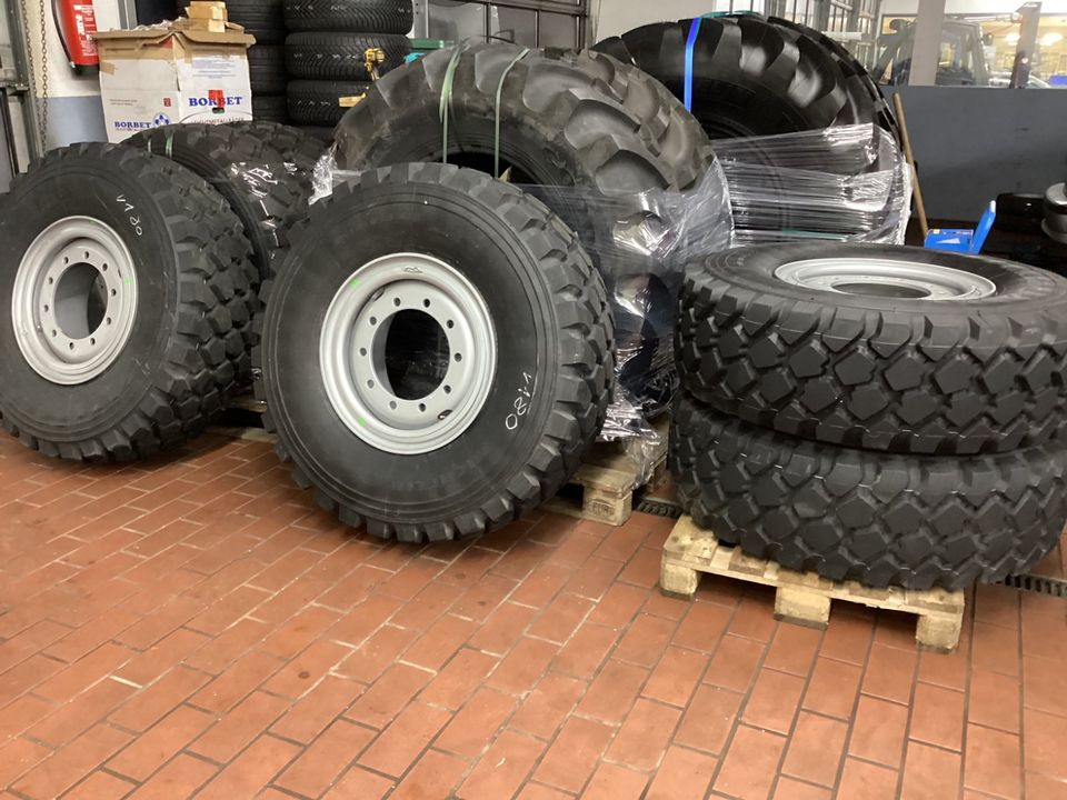 Kompletträder 395/85R20 168G Michelin XZL 10 Loch ET120 TL in Witzmannsberg