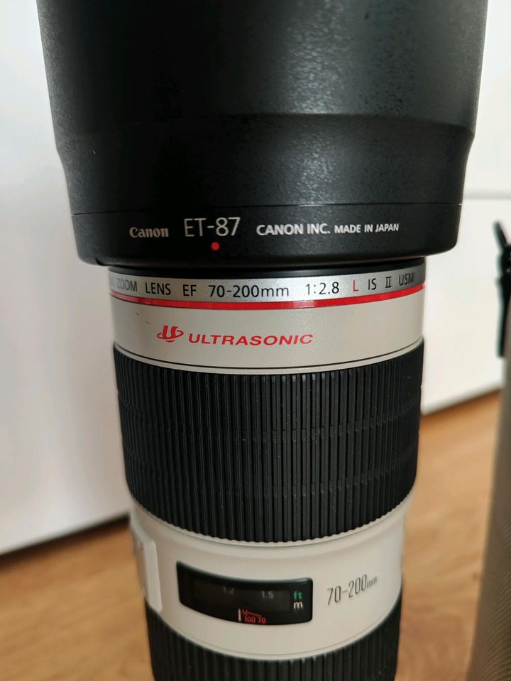 Canon Objektiv Lens EF 70-200 mm 2.8  L IS II USM in Leverkusen
