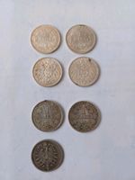 7 Münzen Deutsches Reich,  1 Reichsmark ,  1874 - 1914. Bayern - Hausen i. Niederbayern Vorschau