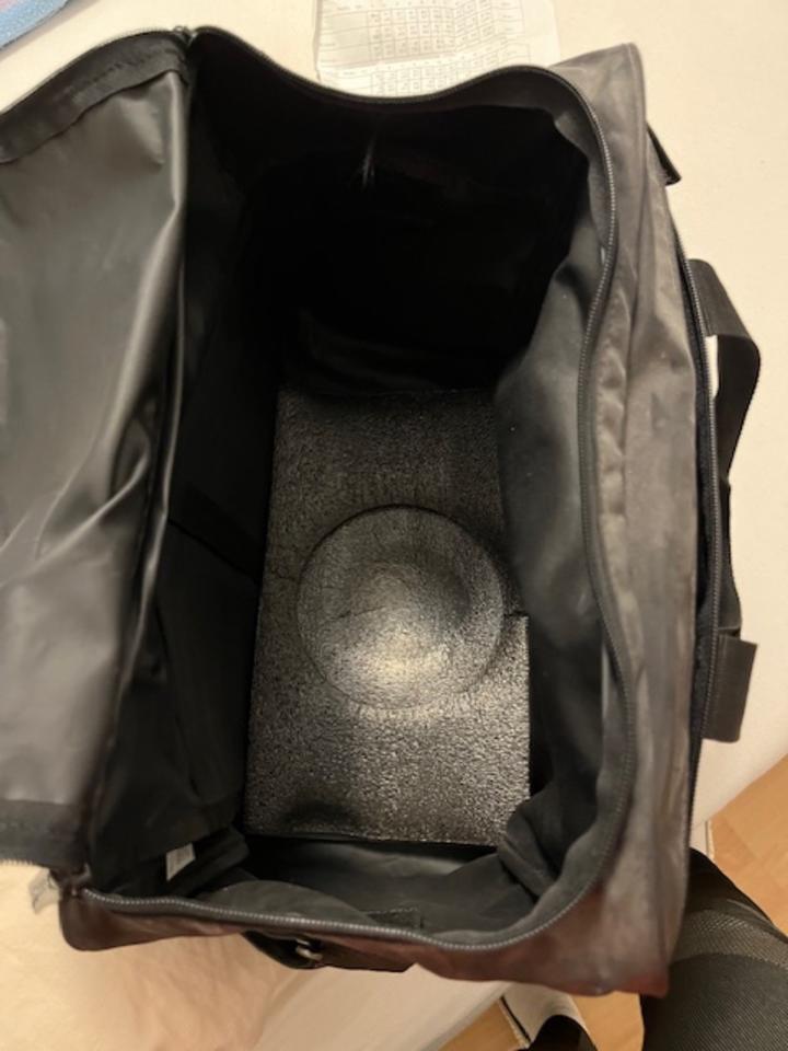 Bowlingkugel, Bowling, 16er Bowlingkugel, angefertigt, mit Tasche in Boltenhagen