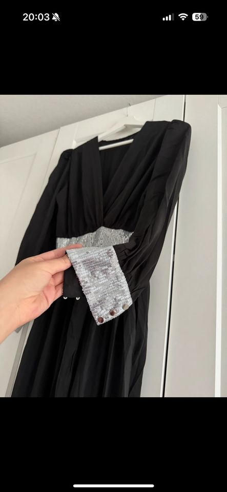 SHEIN Kleid schwarz transparent Gr S NEU in Lemgo