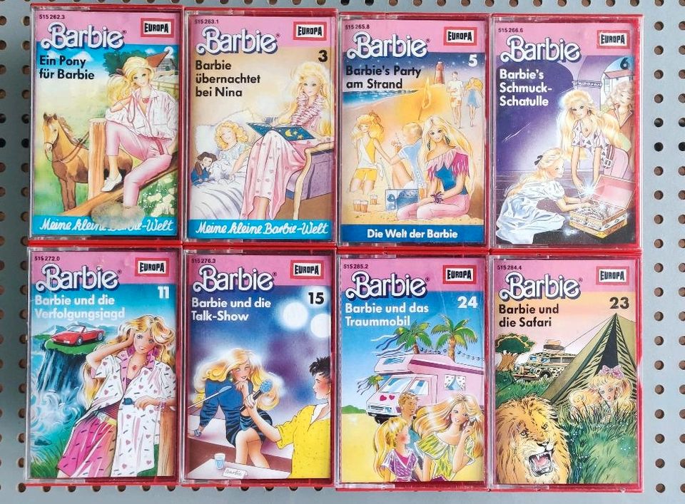 Barbie Kassetten Sammlung,MC,Europa Folgen 2,3,5,6,11,15,23,24 in Berlin -  Lichtenberg | Barbie Spielzeug gebraucht kaufen | eBay Kleinanzeigen ist  jetzt Kleinanzeigen