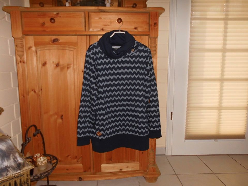 Ragwear Sweatshirt Angel Zig Zag Gr. XXL - Blau - NEU in Alt Mölln