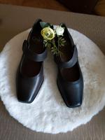 Damen Lederschuhe 38 Caprice dunkel grau Hessen - Ortenberg Vorschau