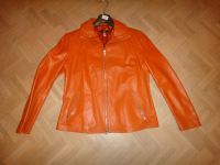 Apart orange Lederjacke Leder Gr. 44 Blazer Biker Bayern - Peißenberg Vorschau