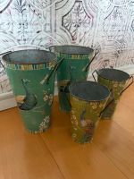 4x Metall-Vasen für Trockenblumen usw. Wuppertal - Cronenberg Vorschau