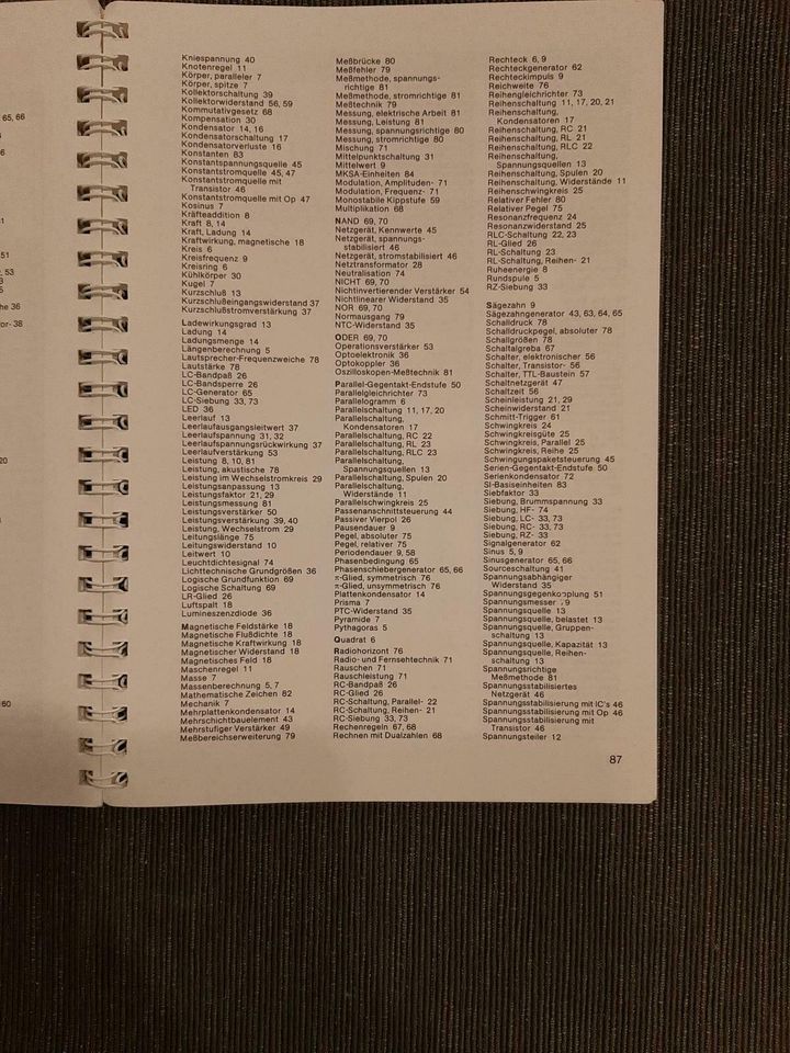 Formeln Elektronik, Radio- und Fernsehtechnik, ISBN 3-88173-056-7 in Edermünde