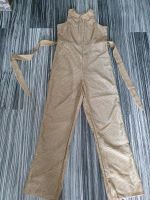 Einfarbiger Pailletten Jumpsuit, Glitzer, Gold, NEU, L,rückenfrei Bayern - Augsburg Vorschau