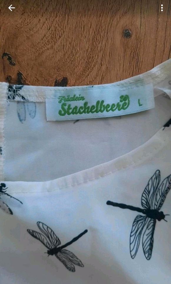 Bluse Fräulein Stachelbeere Libelle 50s 50er L Herz in Horb am Neckar