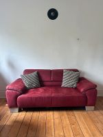 Musterring Ledercouch Sofa rot Hessen - Wiesbaden Vorschau