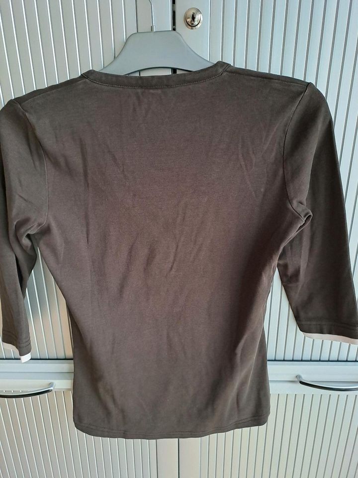 Langarmshirt Street One Gr. 40, mocca in Wittislingen