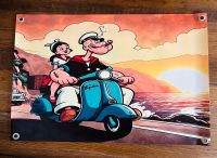 Vespa Popeye Comic Plakat V50 PK PX GTS Sprint Piaggio Bild NEU Nordrhein-Westfalen - Aldenhoven Vorschau